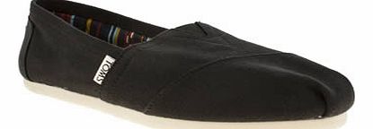 womens toms black classic slip flats 1300407070