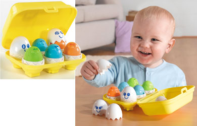 Tomy Hide Squeak Eggs