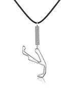 Tonino Lamborghini Signature Sterling Silver Misano Track Pendant