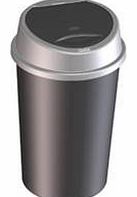 BLACK TOUCH TOP BIN / DUSTBIN / RUBBISH BIN / KITCHEN / HOME / PLASTIC.