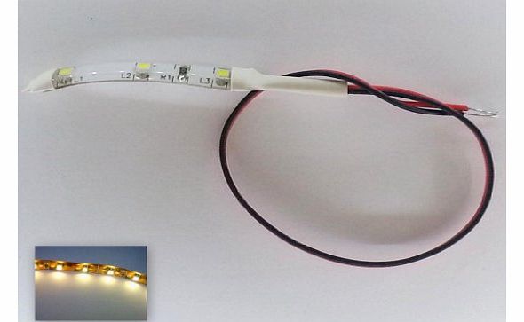 Top LED 5Cm Dolls House - Background - Scenery 12V Led Strip Lights - Double Density Warm White