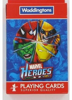 Waddingtons No 1 Marvel Playing Cards