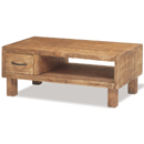 Topaz Mexican pine retro coffee table furniture