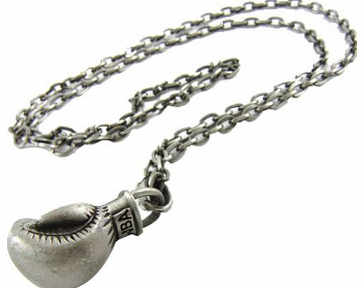 Punk Rock Fashion Mens Boxing Glove Chain Pendant Necklace