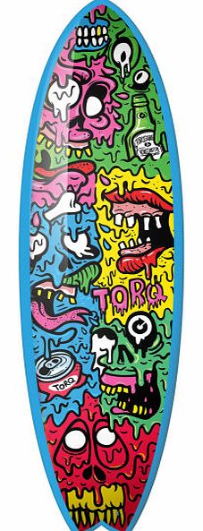 Torq Fish Face Melt Surfboard - 6ft 3