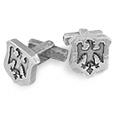 Sterling Silver Eagle-Crest Cufflinks