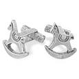 Torrini Sterling Silver Rocking Horse Cufflinks