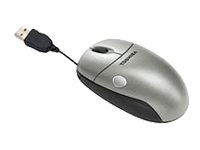 Optical Pocket Travel Mouse - 3 button wheel USB