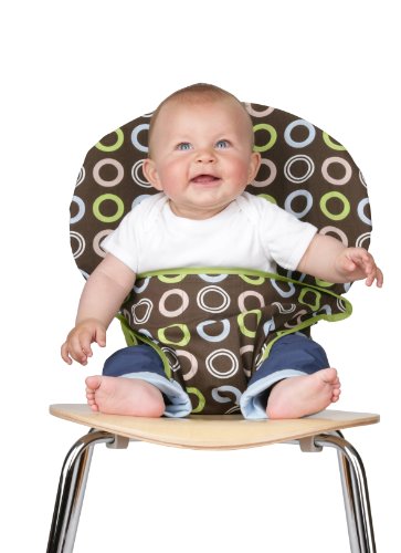 The Washable Squashable Highchair (Choc Circles)