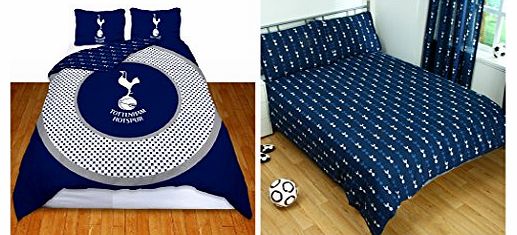 Tottenham Hotspur F.C. OFFICIAL Tottenham Hot Spurs FC Bullseye Double Reversible Duvet Cover Set (SPURSDD1)