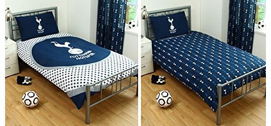 Tottenham Hotspur F.C. OFFICIAL Tottenham HotSpur FC Bullseye Single Reversible Duvet Cover Set (SPURSSD1)