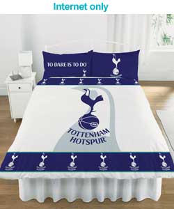 tottenham Hotspur Football Duvet Set - Double