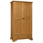 Toulouse 2 door 1 drawer Wardrobe