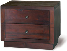 toulouse Walnut Bedside Cabinet