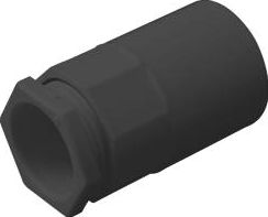 Tower, 1228[^]77225 Female Adaptors 20mm Black Pack of 2 77225