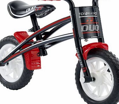 Townsend Duo Boys Balance Bike - Black/Red, 10 Inch