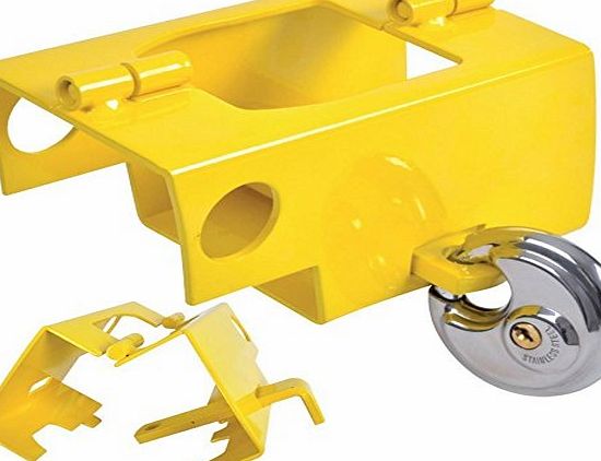 ToWorld TM) COUPLING HITCH LOCK TRAILER CARAVAN UNIVERSAL HIGH SECURITY PADLOCK HITCHLOCK