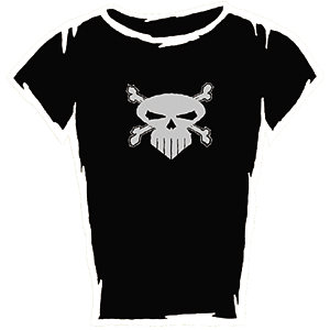 Skull Skinny Fit T-shirt