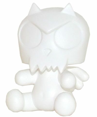 Toy2r 3.5 Baby Qee DIY Angel Devil Toyer White