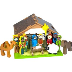 Wooden Nativity Set