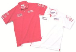 Toyota F1 Toyota Sponsor Logo Polo Shirt Red