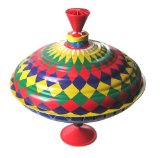 Traditional Metal Humming Top Diamond 21cm/8.25inch