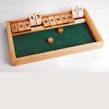 ToyPost Wooden Shut The Box - 12 boxes to shut