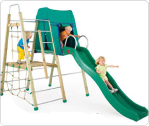 TP Forest Wooden Climbing Frame Set