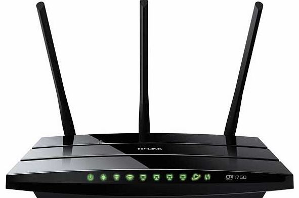 TP-Link Archer C7 AC1750 Wireless Dual Band Gigabit Cable Router (2.4GHz 450Mbps, 5GHz 1300Mbps, 2 USB Ports