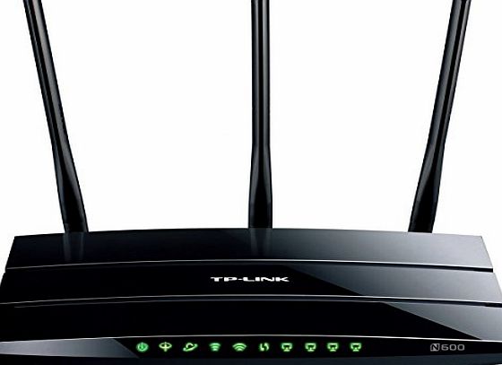 TP-Link TD-W9980 N600 Wireless Dual Band Gigabit VDSL2/ADSL2  Modem Router (2.4 GHz 300Mbps, 5 GHz 300Mbps, 2 USB Ports for Storage Sharing, Media/Print Server)