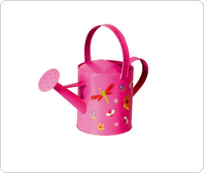 Pink Metal Watering Can