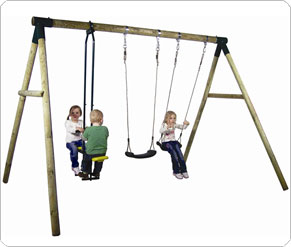 TP Plum Colobus Swing Set