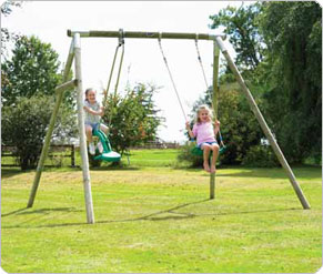 TP Sherwood Double Swing Set