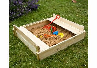 TP Toys TP292 Wooden Lidded Sandpit