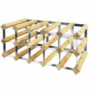 traditional Wooden Wine Racks - Light Oak (3x4