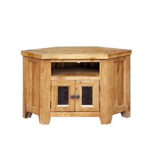 Trafalgar Oak Corner TV Unit