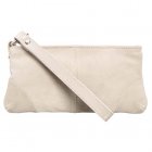 Traidcraft Natural Suede Clutch Bag