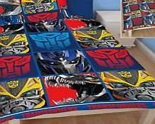 Transformer New Kids Boys Transformer- Age of Extinction Single Rotary Reversible Easy Iron Duvet Set Birthday Christmas Gift - Duvet cover and Pillow Case