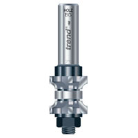 Trend Rounding Over Set 23mm Dia (Tct Router Cutter Range / Corian)