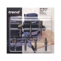 Trend Seven 8mm Hss Cuters Routerlathe (Hss Router Cutter Sets / Routerlathe Sets)