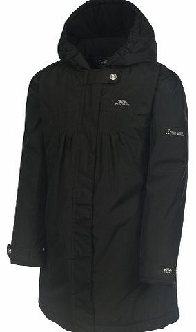 Trespass Girls Vee Jacket - Black, Size 11/12