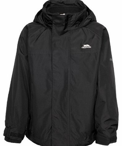 Trespass Kids Skydive Jacket - Black, Age 11-12