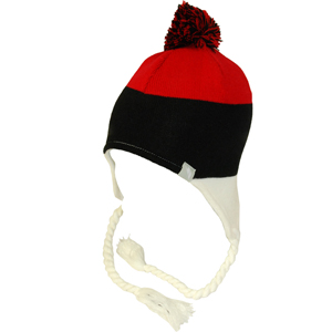 Ladies Trespass Gosho Earflap Beanie. Ruby