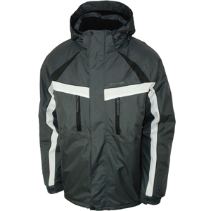 Mens Trespass Abbot Rain Jacket. Flint