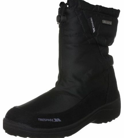 Womens Lara Black Snow Boot Fafoboe20008 4 UK