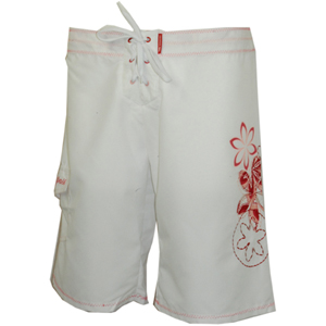 Ladies Trespass Largo Boardshort. White