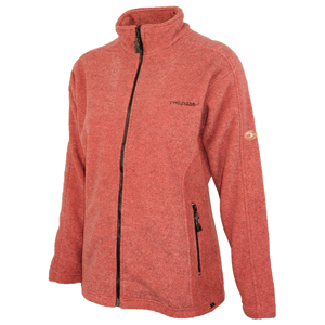 Tresspass Ladies Ladies Trespass Minx Full Zip Fleece. Rhubarb