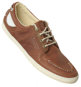 Brown Leather Deck Shoes