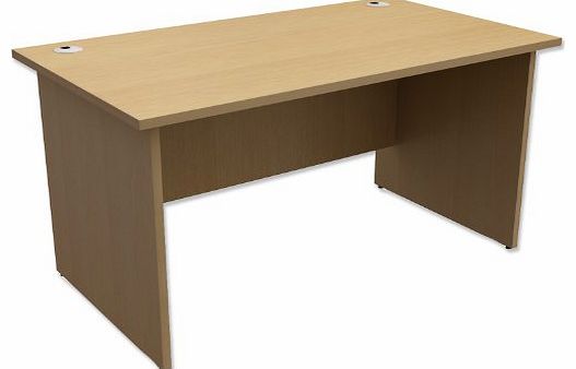 Classic Desk Panelled Rectangular W1400xD800xH725mm Oak