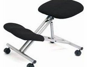 Trexus Kneeling Office Chair Steel Framed on Castors Gas Lift Seat H480-620mm Charcoal